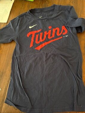 Nike Kids' Minnesota Twins Navy Graphic Tee